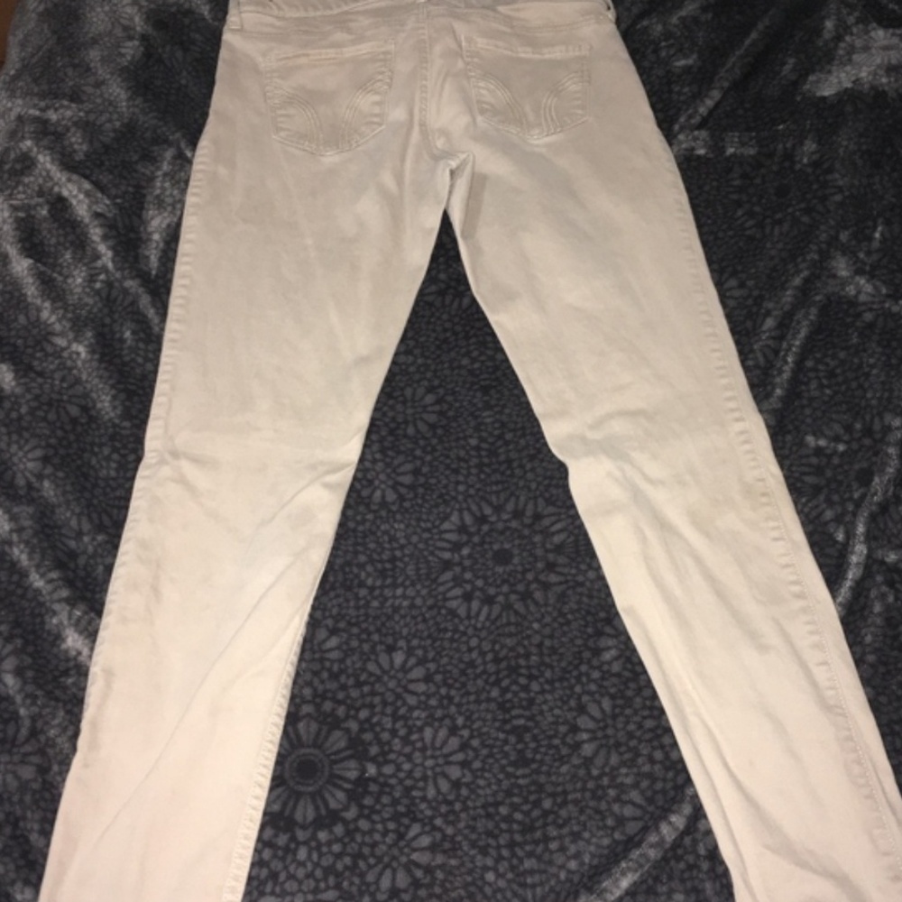 Hollister boot cut cream khakis
